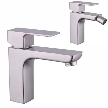 Miscelatore per lavandino bidet e vasca con doccino rubinetteria made in  Italy RB73