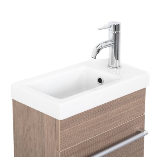 Mensola per Lavabo Piano in legno in vari colori - Bagno Italia