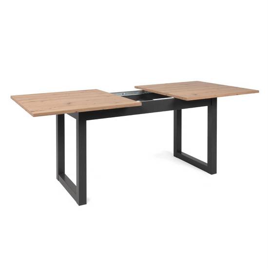 Tavolo da pranzo estensibile da 160 a 200 cm struttura in legno e metallo  TV005