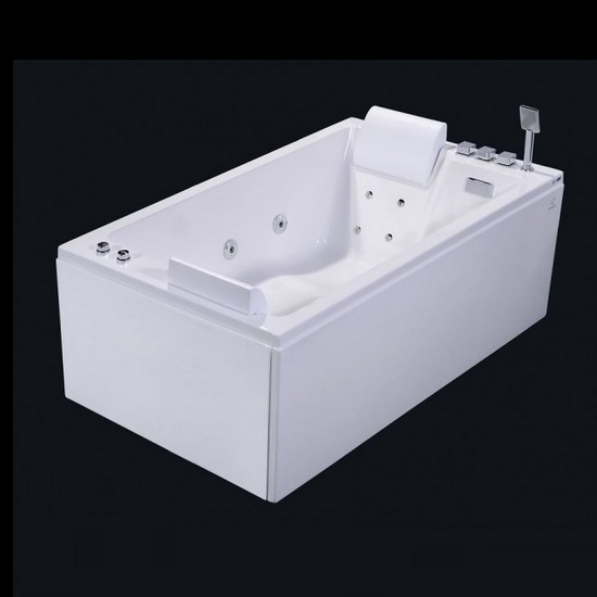 Vasca da bagno idromassaggio 170x100 cm per due persone con casse bluetooth  e cromoterapia VA94